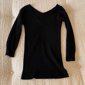 Black long sleeve top